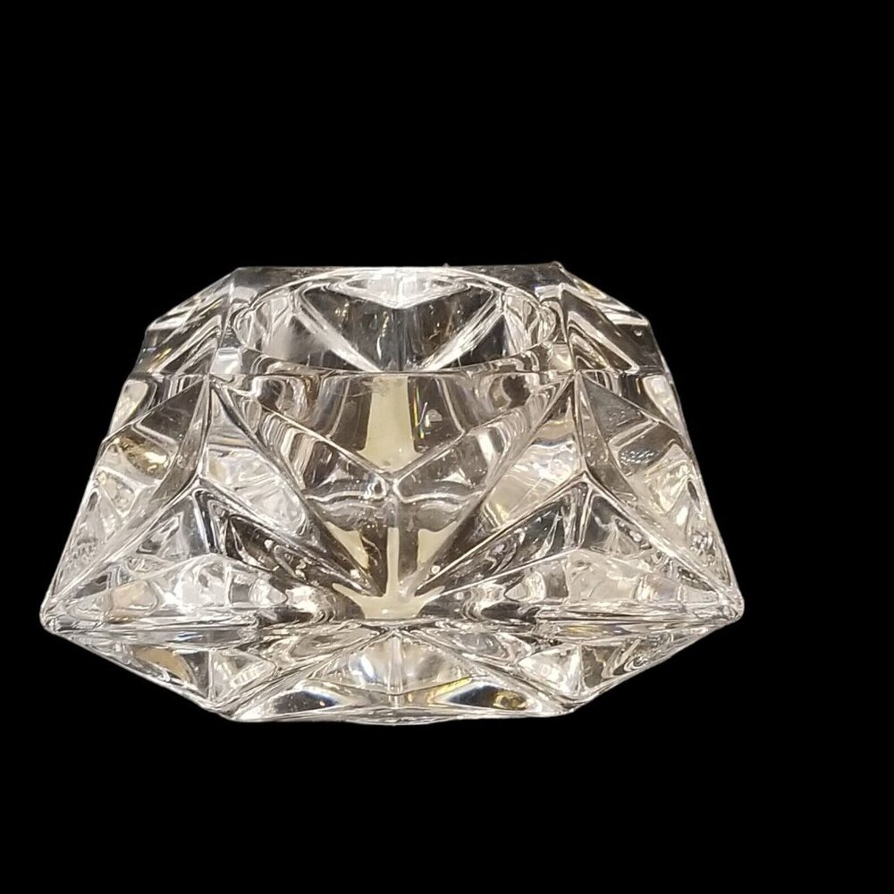 PartyLite Quad Prism 24% Lead Crystal Votive Candle Holder - Picture 4 of 8